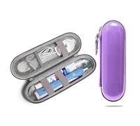 Nincha Estuche EVA Cepillo de Dientes Eléctrico - Impermeable, Resistente a Golpes, Resistente a la Humedad, Tamaño Grande - Morado - Compatible con Oral-B iO/Pro/Smart Series, Philips Sonicare