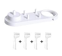 Nincha - Soporte para cepillo de dientes eléctrico con soporte para cepillo de dientes eléctrico + 4 protectores de cabezales de cepillo de dientes para Oral-B