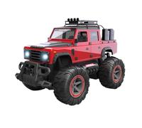 Ninco Overlander. Funciona con Pilas. Coche Monster Truck Teledirigido. Escala 1/14. con Luces. Emisora 2,4 GHz. Color Rojo. +6 años. NH93173