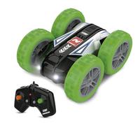 Ninco - Stunt Green 2 | Coche Teledirigido Reversible con Luces LED | Neumáticos de Goma | Coche Radiocontrol Acrobático | Coche Todoterreno Regalo para Niños a Partir de 6 Años (NH93204)