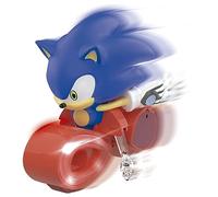 NincoRacers - Moto teledirigida Sonic RC - Conduce el Erizo más rápido de la Historia, Vehículo con Luces Led Que se inclina para Girar a Toda Velocidad, Juguete Sonic +6 años (NT10054)
