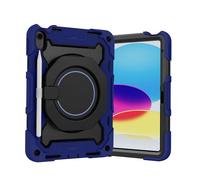 nincyee Funda de silicona para tablet para iPad 11th A16 2025/10th 27.7 cm 2022, funda a prueba de golpes con soporte para lápices, correa para el hombro, soporte giratorio para colgar en anillo