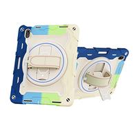 nincyee Funda para tablet iPad 11th A16 2025/10th 27.7 cm 2022, funda de silicona resistente a prueba de golpes para niños, con soporte para lápices, correa de hombro, soporte plegable giratorio