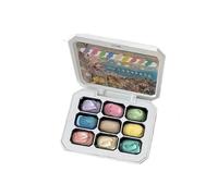 Nine-grid oil painting glue (A) $mini Nine-grid pat-pat glue series collection Chinese style eye shadow palette smudged gradient painted nail polish