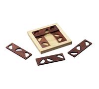 Nine Halves - Hevea- Y Samena - Madera - 6 Piezas Del Puzzle - Juego de Ingenio
