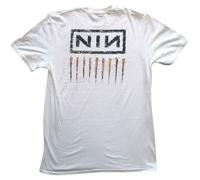Nine Inch Nails Camiseta Downward Spiral Band Logo Nue oficial para hombre, color blanco, Blanco, XL
