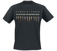 Nine Inch Nails Downward Spiral Hombre Camiseta Negro L 100% algodón Regular