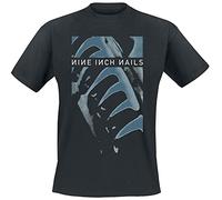 Nine Inch Nails Pretty Hate Machine Hombre Camiseta Manga Corta Negro Regular/Corte Estándar, Negro, L