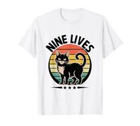 Nine Lives, amante de los gatos, felino, maullido, ama a los gatos Camiseta