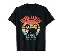 Nine Lives, amante de los gatos, felino, maullido, ama a los gatos Camiseta