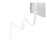 NINE LOOMS Picot Loop Adorno de encaje decorativo Elásticos 3/8 "10 mm Con volantes Correas de spandex Ropa interior Lencería Costura Artesanía 2 5 10 yardas(White,2 YARDS_10MM)