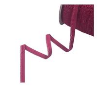 NINE LOOMS Picot Loop Lace Trim Elásticos 3/8" 10mm Decorativo Frilly Spandex Correas Lencería Ropa Interior Costura Artesanía 2 5 10 Yardas(Wine,5 Yards)
