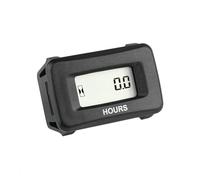 NInE-ROnG AC/DC Contador de Horas,Medidor de Horas del Motor Digital 5-35V,Rastreador de Tiempo de Ejecución no Reiniciable para Barco ATV Marino UTV Tractor Generador Cortadora de Césped Motociclet