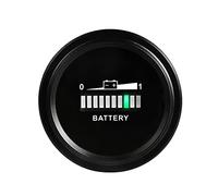 NInE-ROnG LED Indicador de Batería,Indicador de Nivel de Batería Plomo ácido 12V 24V 36V 48V 72V,Monitor de Capacidad de la Batería,uso para Carrito de Golf,Carretilla Elevadora,Coche Club