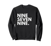 Nine Seven Nine Código de Área 979 College Station TX Texas EE.UU Sudadera