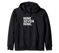Nine Seven Nine Código de Área 979 College Station TX Texas EE.UU Sudadera con Capucha