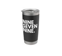 NINE SEVEN NINE Código de Área 979 College Station TX Texas EE.UU Vaso térmico de acero inoxidable de doble pared