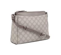 Nine West Bowie Mini bandolera con cremallera superior, Logotipo de Ceniza, Small