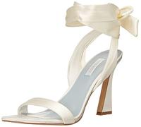 NINE WEST Kelsie7 Sandalias de tacón para mujer, marfil, 5.5 UK, Ivory, 38.5 EU