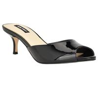 Nine West Luvlie, Sandalia con talón Mujer, Negro 001, 38 EU