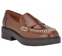 Nine West Mocasines Kipla para mujer, café 210, 38 EU