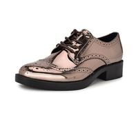 Nine West Mocasines Studey para mujer, Peltre espejo metálico 060, 38 EU