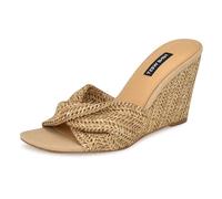 Nine West Nikhil, Sandalias con cuña Mujer, Natural 110, 38 EU