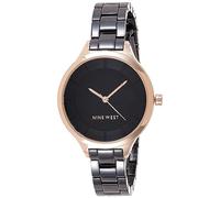 Nine West NW/2225 Reloj de pulsera para mujer, Gris