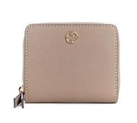 NINE WEST Reflected 9 Small Zip Around Wallet, Dark Mushroom, Dark Mushroom, Medium, Gris Oscuro, Medium, Billetera Reflectante con 9 pequeñas Cremalleras