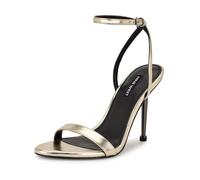 Nine West Reina, Sandalia con talón Mujer, Oro Claro 714, 41 EU