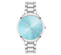 Nine West Reloj de Pulsera con Detalles de Cristal Genuino para Mujer