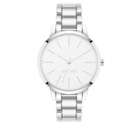Nine West Reloj de Pulsera con Detalles de Cristal Genuino para Mujer