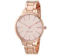 Nine West Reloj de Pulsera para Mujer, NW/2098, Oro Rosa
