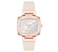 NINE WEST Reloj de Vestir NW-1856RGCR, Crema/Oro Rosa