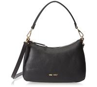NINE WEST Rhea Shlder-Bolso, Bandolera para Mujer, Negro, Einheitsgröße