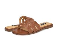 Nine West Sandalia Geena para mujer, New Luggage 120, 9 UK, Nuevo Equipaje 120, 42 EU