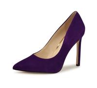 Nine West Tatiana Zapatos de Tela para Mujer, Purple Suede 506, 40 EU