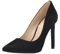 NINE WEST Wntatiana, Bomba de Vestido Mujer, Piel de Terciopelo Negro, 41 EU