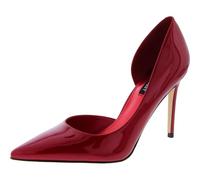 Nine West Zapatos de tacón Folowe para Mujer, Charol Rojo Oscuro 600, 38 EU