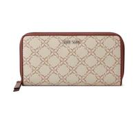 Nine West Zuri SLG - Cartera con cremallera para mujer, Logotipo de hongo/caoba, Medium
