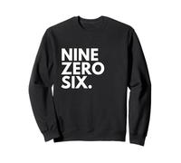 Nine Zero Six Código de Área 906 Marquette MI Michigan Estados Unidos Sudadera