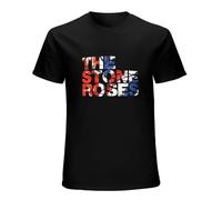 NINEAIR The_Stone_Roses_Waterfall_Camiseta de manga corta para hombre, color negro, talla L, Negro