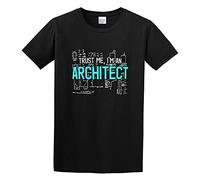 NINEAIR Trust Me I'm An Architect Architecture Students Cotton Shirt Men's T Shirt Black XXXL