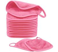 Nineigh 15 unidades de toallitas desmaquillantes lavables, 15 x 15 cm, paños desmaquillantes de microfibra, reutilizables, lavables, paños de limpieza facial de microfibra para Daily Travel Erase