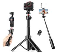 Nineigh 65cm Palo Selfie Tripode para Cámara Acción Compatible con GoPro | Portátil Ajustable Palo Selfie Tripod para GoPro Hero 13 12 11 10 9 8, dji Action 5 Pro 4 3,Osmo Pocket 3, Insta360