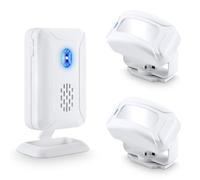 NineLeaf Alarma infrarroja Detector de Paso Sensor Timbre Carga Timbre Paso Alarma o Sensor de Entrada Invitado de Bienvenida con 32 melodías Diferentes para Negocios Hotel Hogar