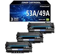 NineLeaf Cartucho de tóner compatible 49A 53A de repuesto para HP 49A Q5949A 53A Q7553A para HP Laserjet 1320 1320n 3390 1160 1320tn 1320nw 3392 P2015 P2015dn P2014 M2722 MFP 7nf Impresora (negro,