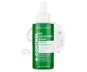 NINELESS - Sérum facial de control A con 10% de ácido azelaico y niacinamida, 30 ml, antiacné, reducción de manchas, control de sebo y textura de la piel