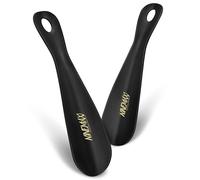 NINEMAX Calzador Plastico Corto, Calzador De Zapatos Viaje, 7.5inch Calzadores Pequeño para Hombre Mujer Personas Mayores (2 Paquete)