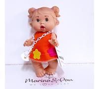 NINES D'ONIL Pepote PEPOTES 28Cm Muñeca Perfumada Colección Vinilo Mini Reborn